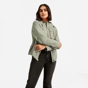 EVERLANE The ReNew Sage Green Windbreaker Jacket size  XXSmall